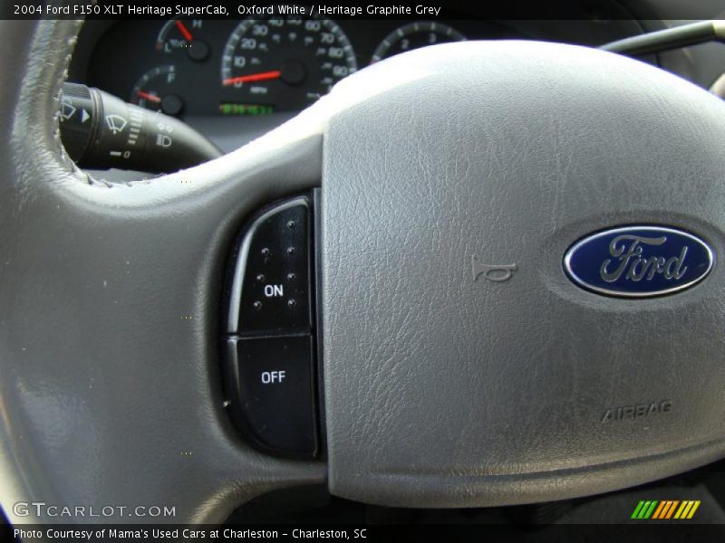 Oxford White / Heritage Graphite Grey 2004 Ford F150 XLT Heritage SuperCab
