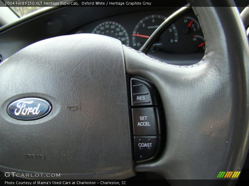 Oxford White / Heritage Graphite Grey 2004 Ford F150 XLT Heritage SuperCab