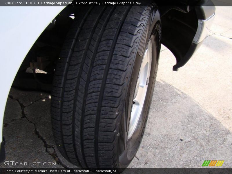 Oxford White / Heritage Graphite Grey 2004 Ford F150 XLT Heritage SuperCab