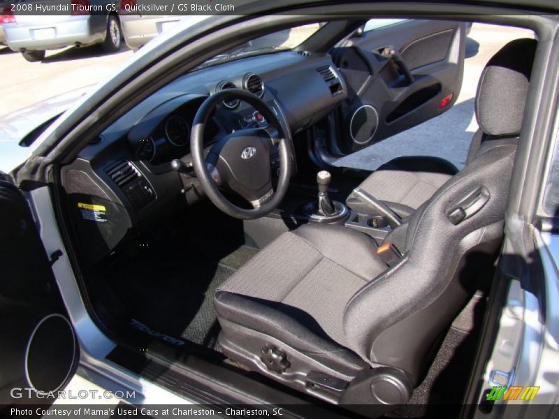  2008 Tiburon GS GS Black Cloth Interior