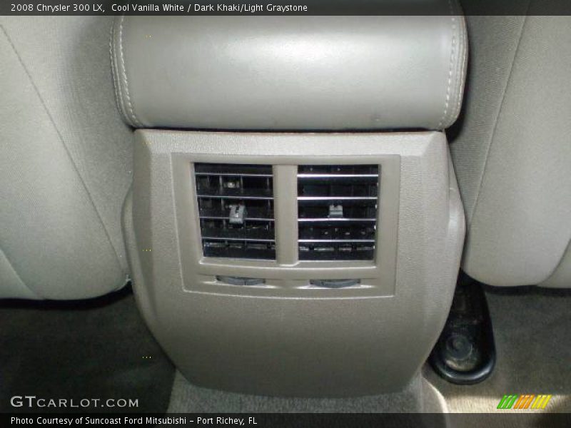Cool Vanilla White / Dark Khaki/Light Graystone 2008 Chrysler 300 LX