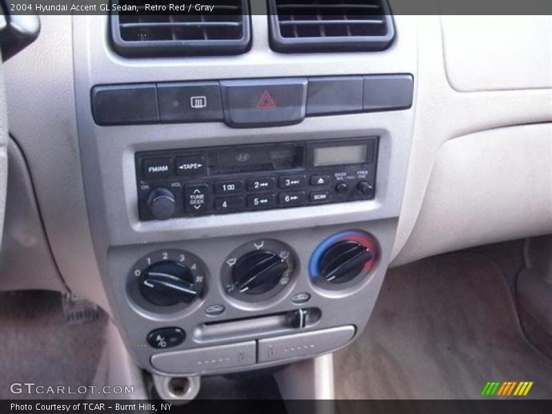 Controls of 2004 Accent GL Sedan