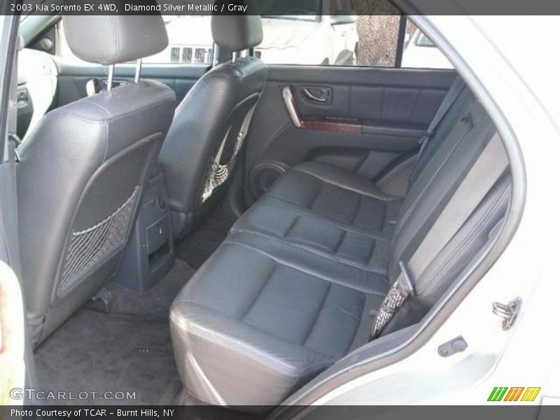 Diamond Silver Metallic / Gray 2003 Kia Sorento EX 4WD