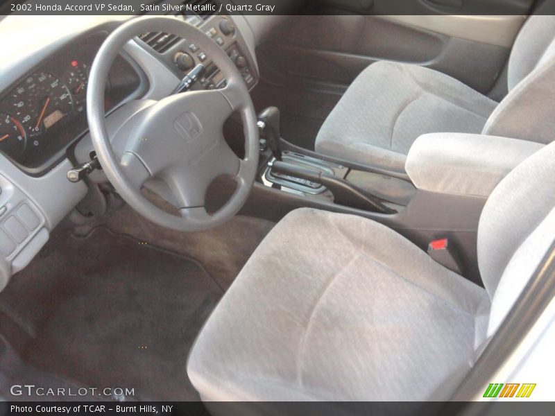  2002 Accord VP Sedan Quartz Gray Interior