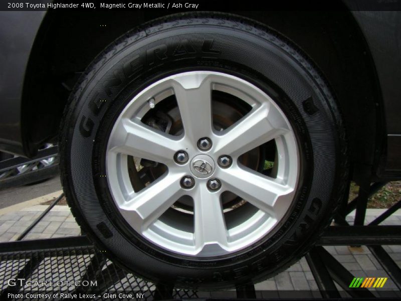 Magnetic Gray Metallic / Ash Gray 2008 Toyota Highlander 4WD