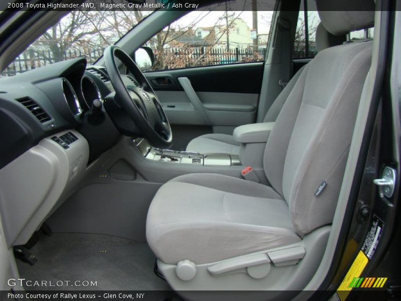Magnetic Gray Metallic / Ash Gray 2008 Toyota Highlander 4WD