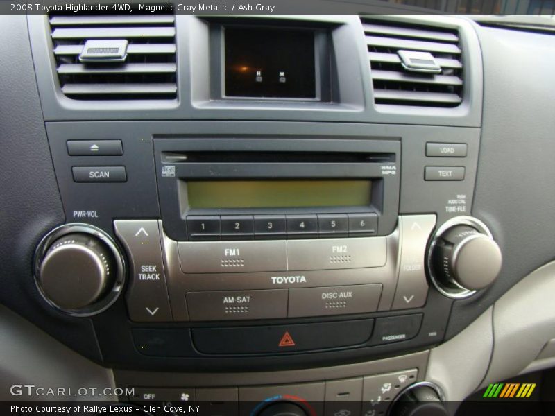 Magnetic Gray Metallic / Ash Gray 2008 Toyota Highlander 4WD