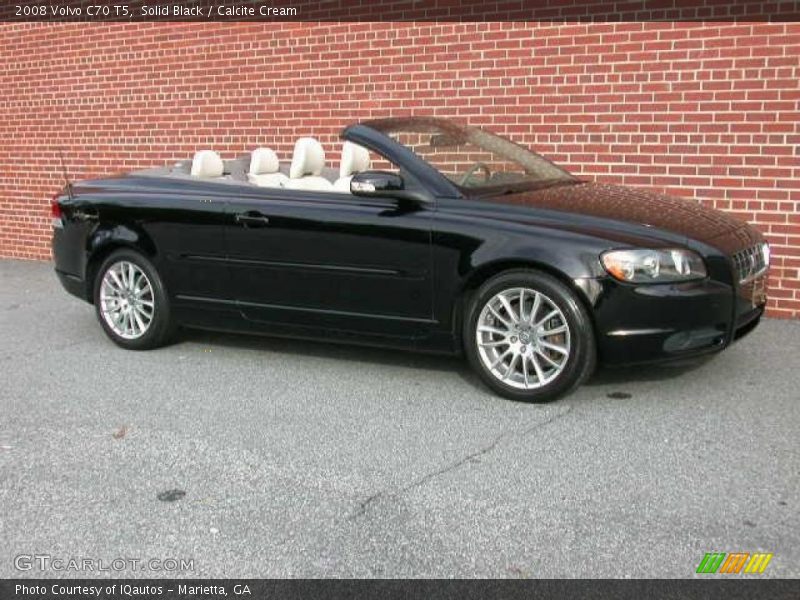 Solid Black / Calcite Cream 2008 Volvo C70 T5