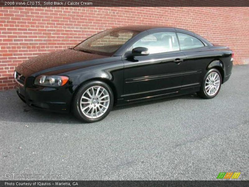 Solid Black / Calcite Cream 2008 Volvo C70 T5