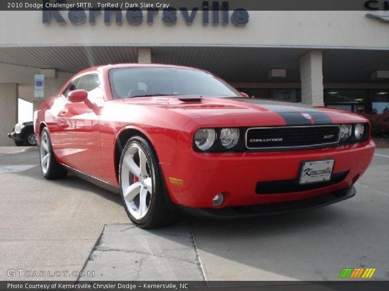 TorRed / Dark Slate Gray 2010 Dodge Challenger SRT8
