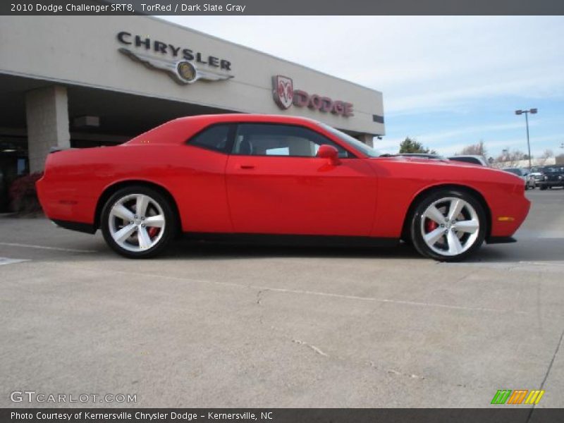 TorRed / Dark Slate Gray 2010 Dodge Challenger SRT8