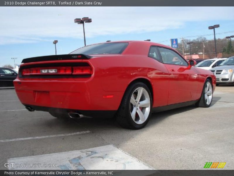 TorRed / Dark Slate Gray 2010 Dodge Challenger SRT8