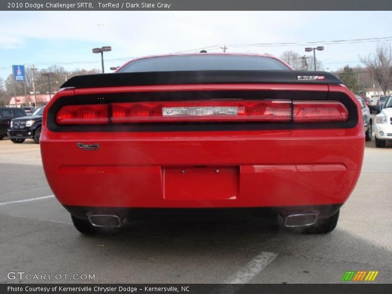 TorRed / Dark Slate Gray 2010 Dodge Challenger SRT8