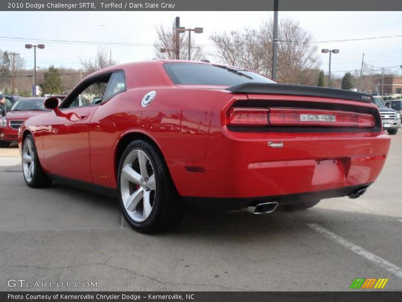 TorRed / Dark Slate Gray 2010 Dodge Challenger SRT8