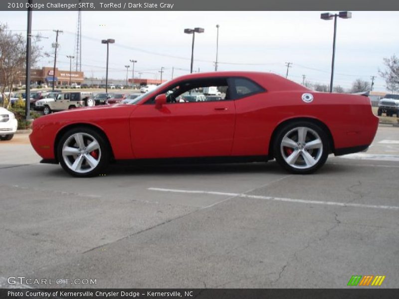 TorRed / Dark Slate Gray 2010 Dodge Challenger SRT8