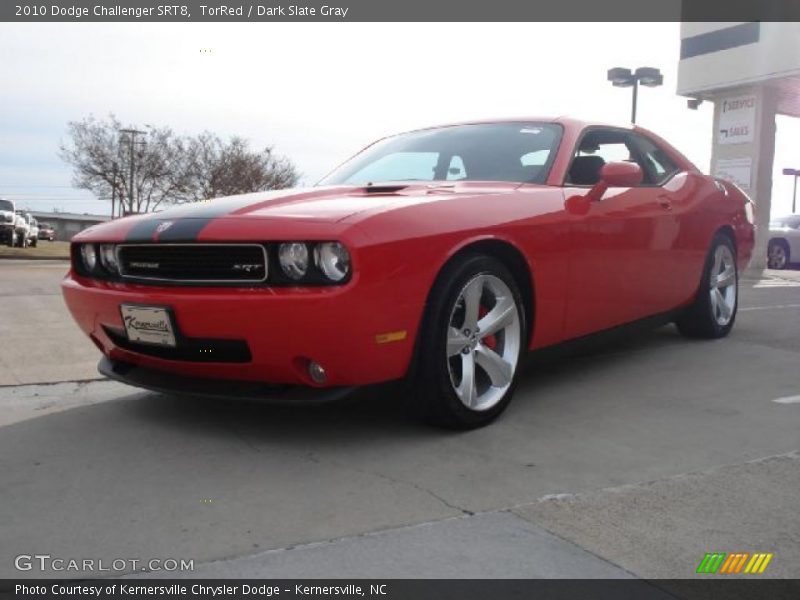 TorRed / Dark Slate Gray 2010 Dodge Challenger SRT8