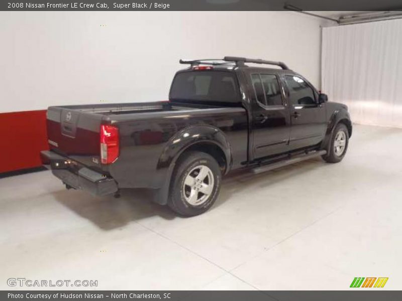 Super Black / Beige 2008 Nissan Frontier LE Crew Cab