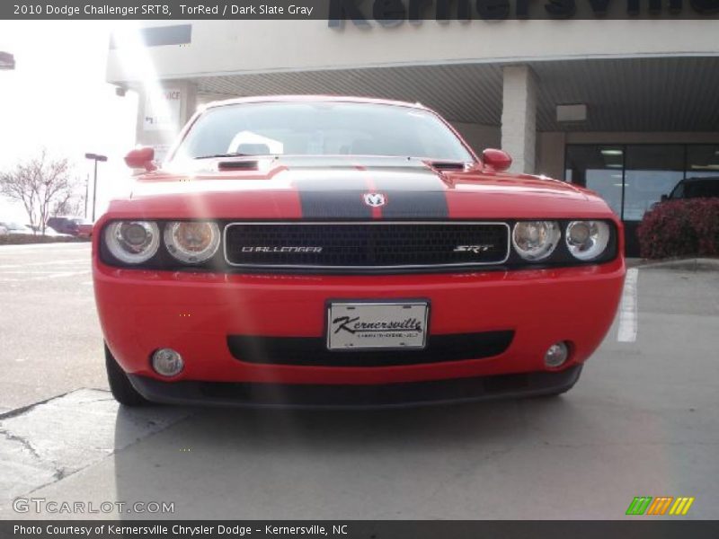 TorRed / Dark Slate Gray 2010 Dodge Challenger SRT8