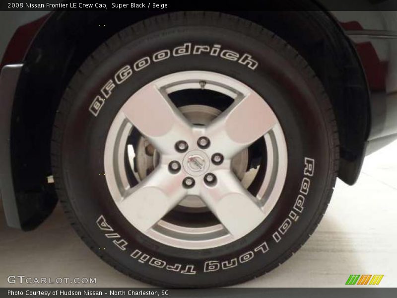 Super Black / Beige 2008 Nissan Frontier LE Crew Cab