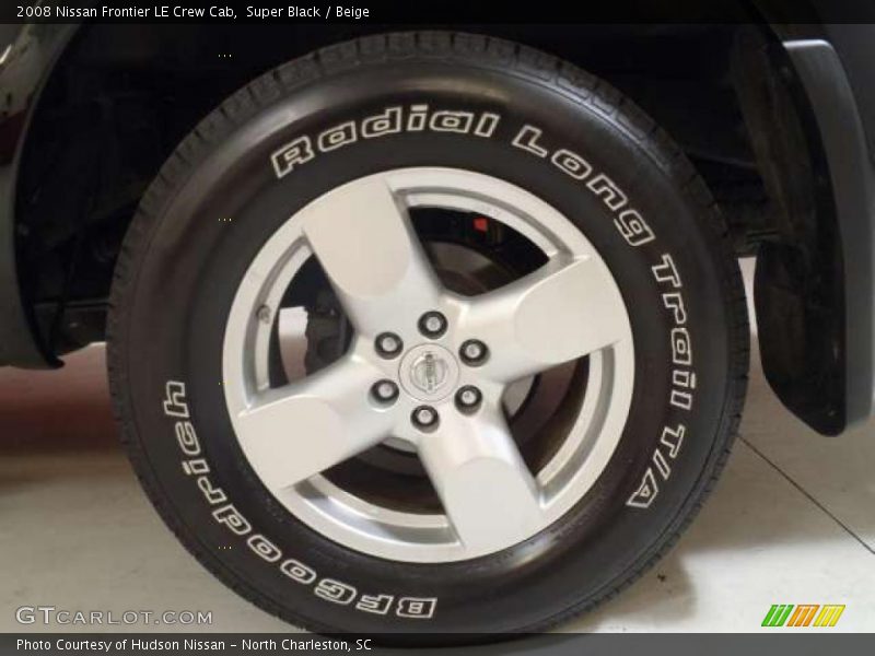 Super Black / Beige 2008 Nissan Frontier LE Crew Cab