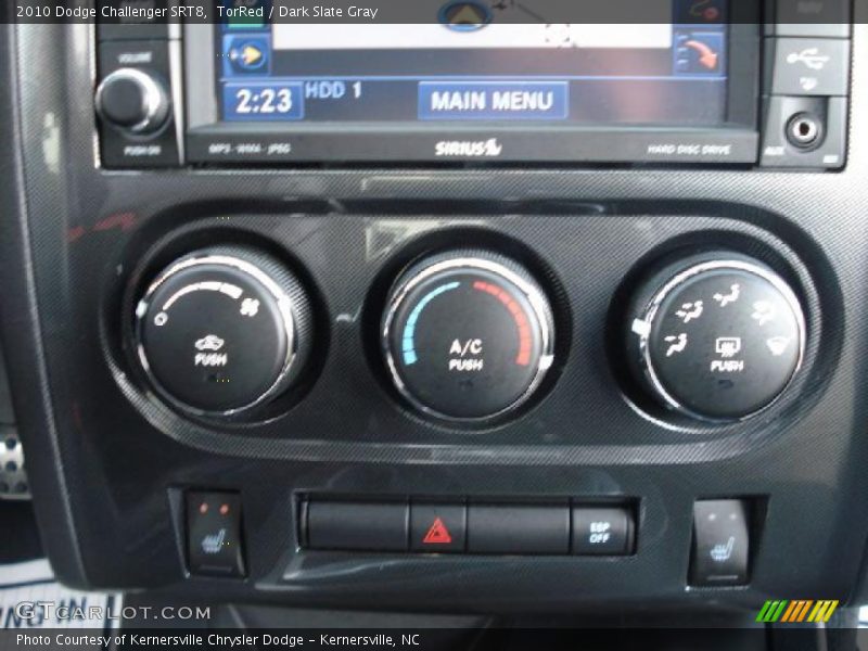 TorRed / Dark Slate Gray 2010 Dodge Challenger SRT8