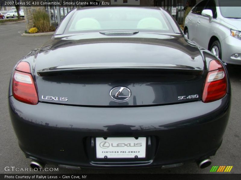 Smoky Granite Mica / Ecru 2007 Lexus SC 430 Convertible