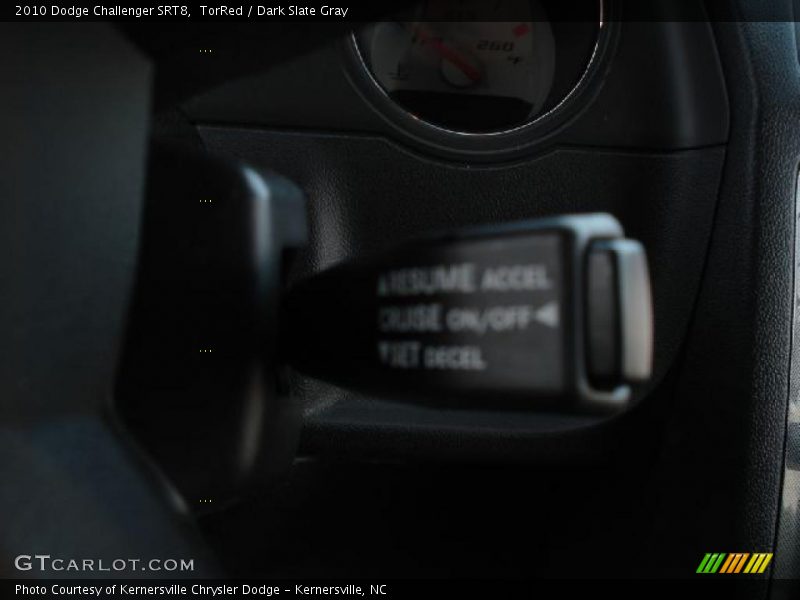 TorRed / Dark Slate Gray 2010 Dodge Challenger SRT8