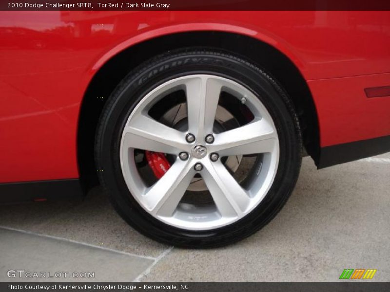 TorRed / Dark Slate Gray 2010 Dodge Challenger SRT8