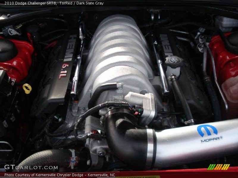 TorRed / Dark Slate Gray 2010 Dodge Challenger SRT8