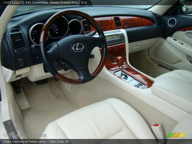 Ecru Interior - 2007 SC 430 Convertible 