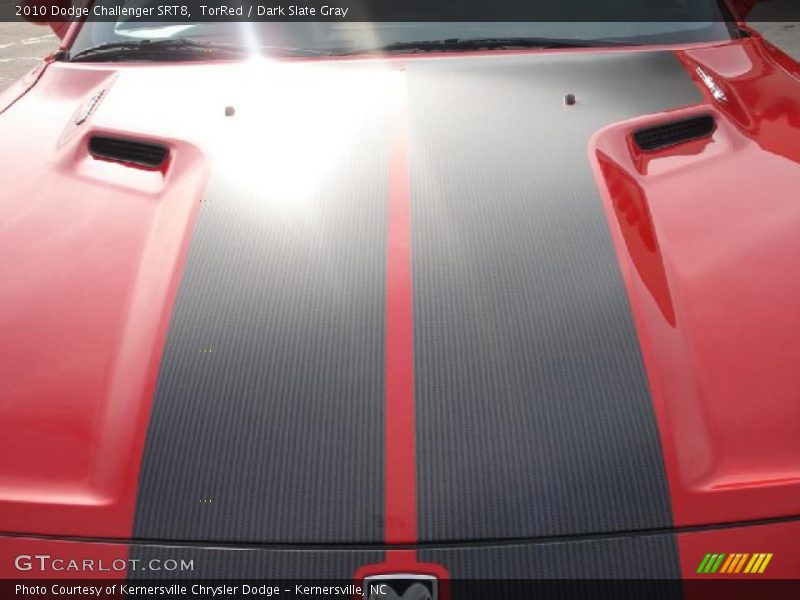 TorRed / Dark Slate Gray 2010 Dodge Challenger SRT8