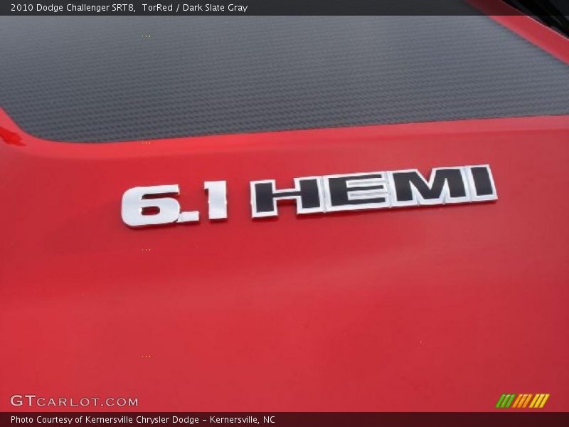 TorRed / Dark Slate Gray 2010 Dodge Challenger SRT8