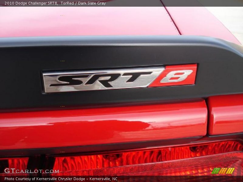 TorRed / Dark Slate Gray 2010 Dodge Challenger SRT8