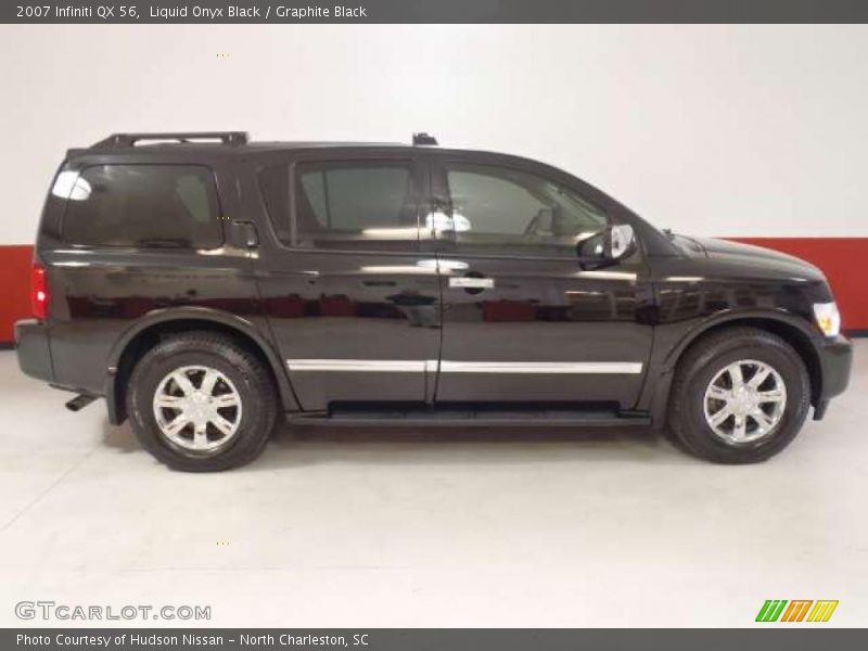 Liquid Onyx Black / Graphite Black 2007 Infiniti QX 56