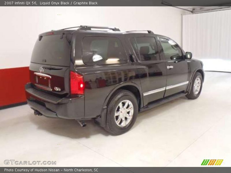 Liquid Onyx Black / Graphite Black 2007 Infiniti QX 56