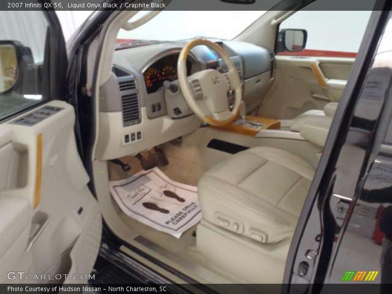 Liquid Onyx Black / Graphite Black 2007 Infiniti QX 56