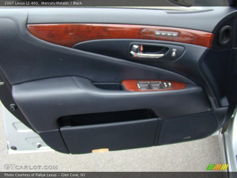 Mercury Metallic / Black 2007 Lexus LS 460