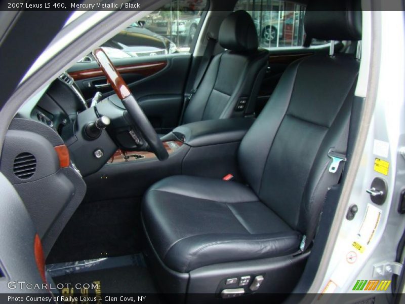 Mercury Metallic / Black 2007 Lexus LS 460
