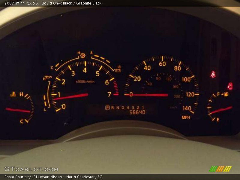 Liquid Onyx Black / Graphite Black 2007 Infiniti QX 56