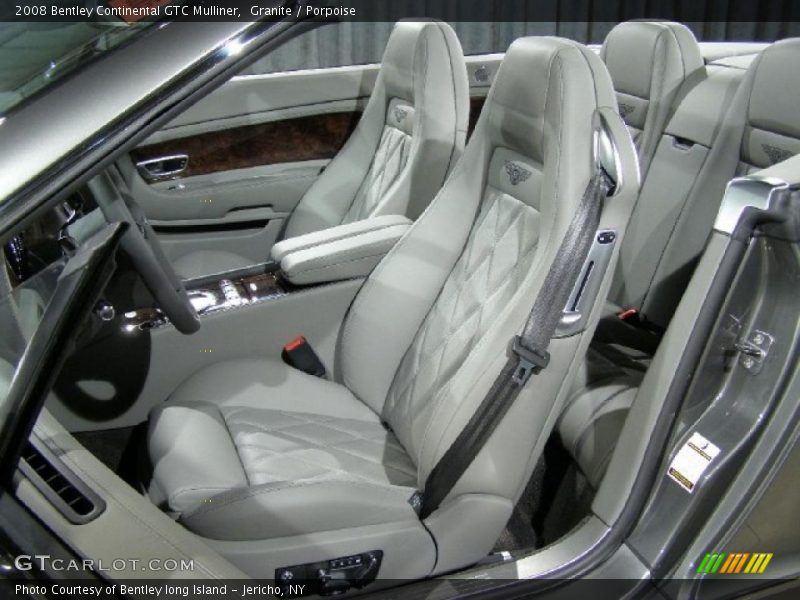  2008 Continental GTC Mulliner Porpoise Interior