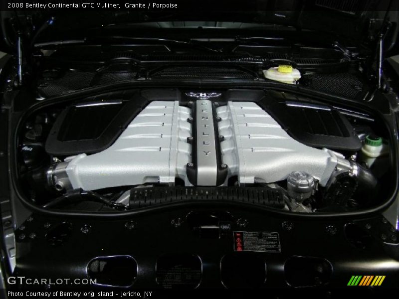  2008 Continental GTC Mulliner Engine - 6.0L Twin-Turbocharged DOHC 48V VVT W12