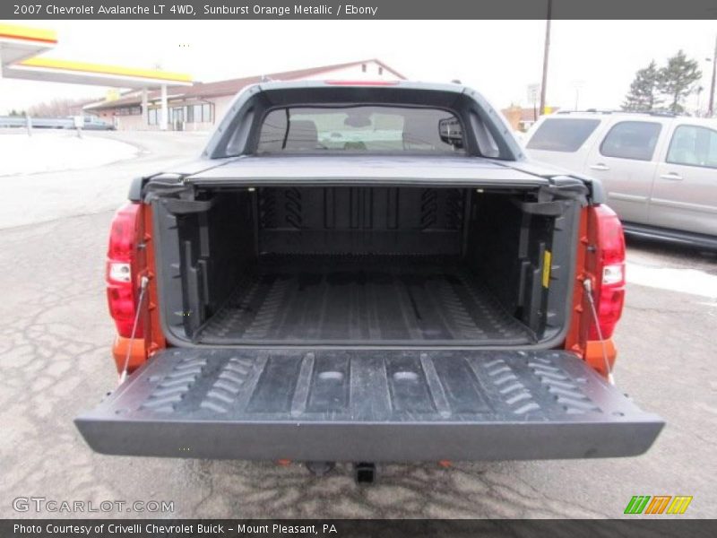 Sunburst Orange Metallic / Ebony 2007 Chevrolet Avalanche LT 4WD