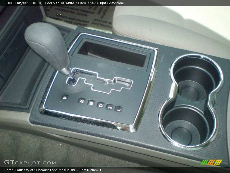Cool Vanilla White / Dark Khaki/Light Graystone 2008 Chrysler 300 LX