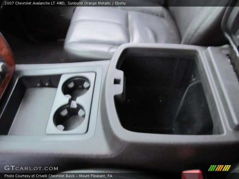 Sunburst Orange Metallic / Ebony 2007 Chevrolet Avalanche LT 4WD