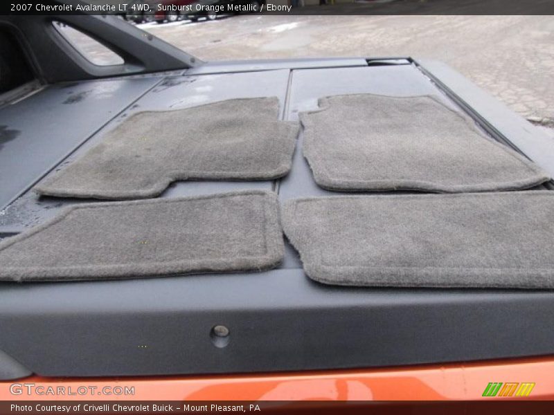 Sunburst Orange Metallic / Ebony 2007 Chevrolet Avalanche LT 4WD