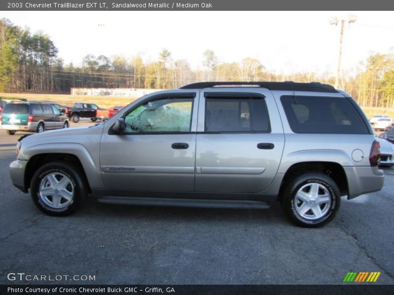 Sandalwood Metallic / Medium Oak 2003 Chevrolet TrailBlazer EXT LT
