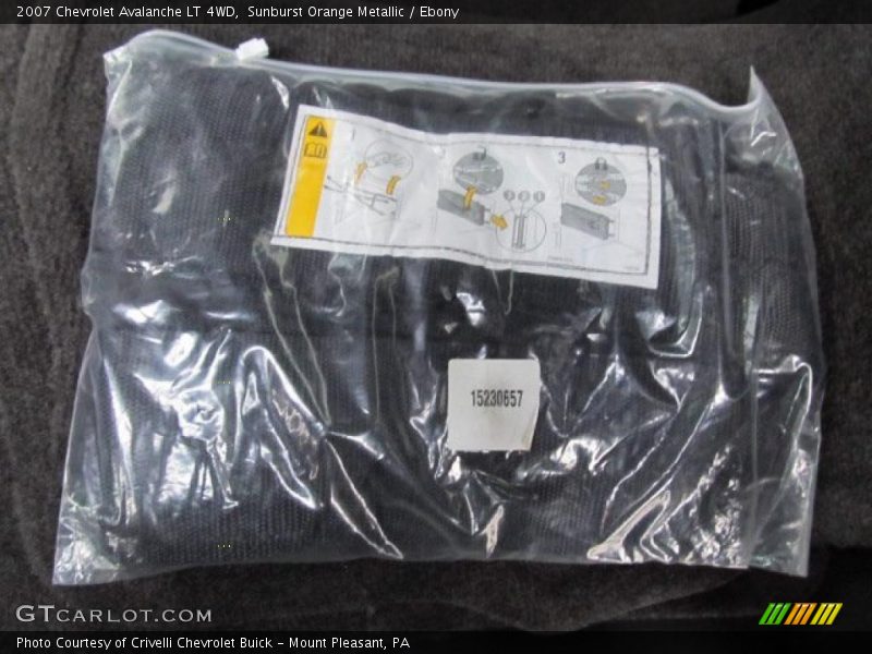 Sunburst Orange Metallic / Ebony 2007 Chevrolet Avalanche LT 4WD
