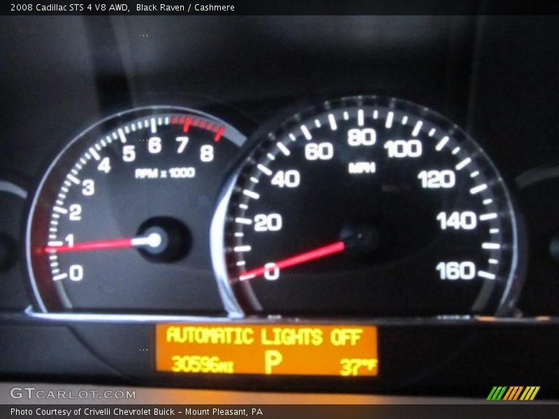 Black Raven / Cashmere 2008 Cadillac STS 4 V8 AWD