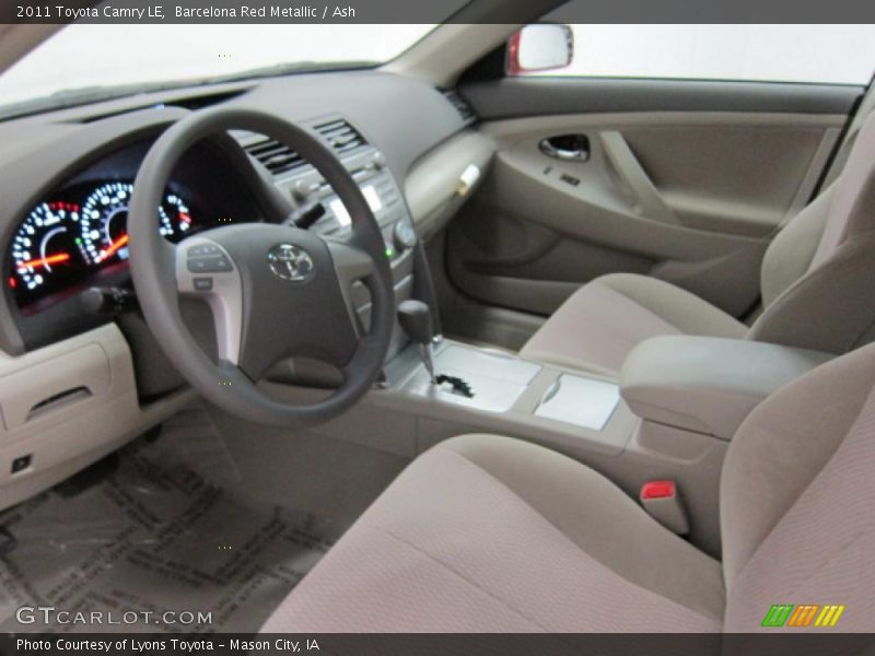 Barcelona Red Metallic / Ash 2011 Toyota Camry LE