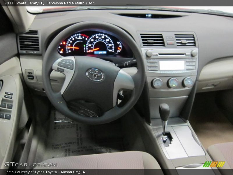 Barcelona Red Metallic / Ash 2011 Toyota Camry LE
